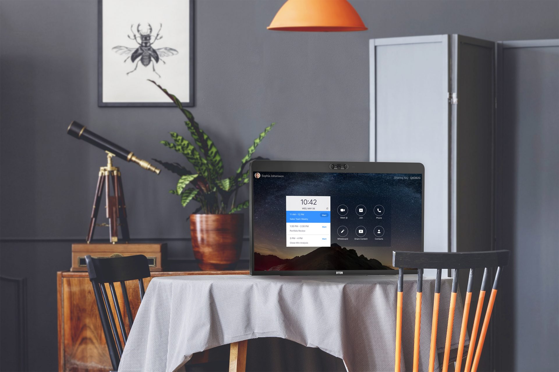 Zoom for Home – DTEN ME: Video Conference Just Got Personal